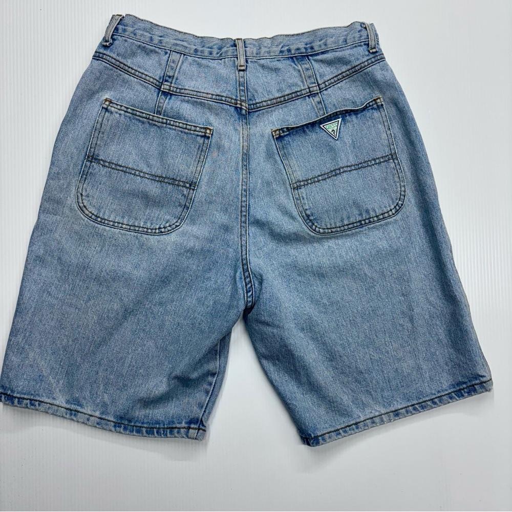 Guess Light Blue Jean Shorts for Men - Picture 2 of 4